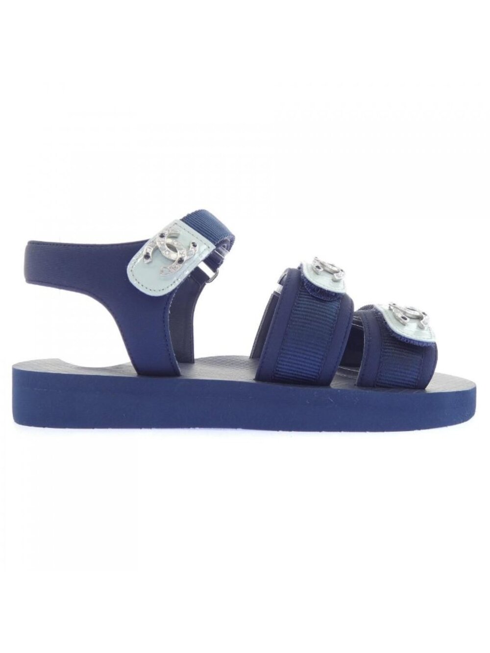 Chanel Sandals Navy